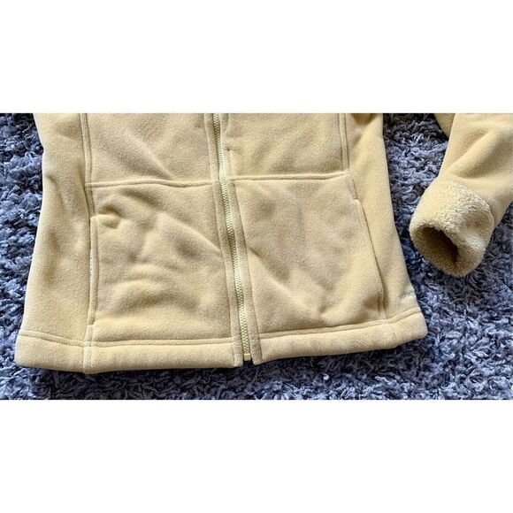 Patagonia Synchilla Windzone YELLOW ZIP Fleece Jacket Coat womens M - Picture 6 of 8